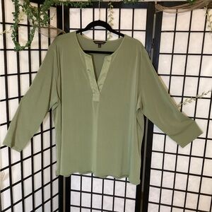 Banana Republic sage blouse.